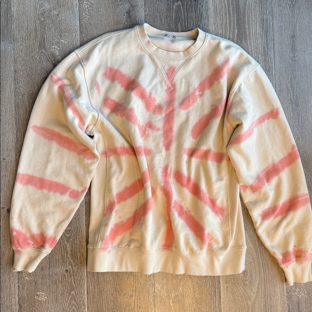 Katin Surfer pink tie dye crewneck 0011